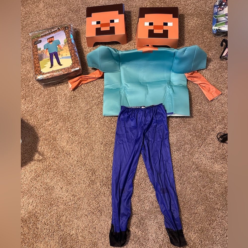Kids Costume with Blue and Orange Colors